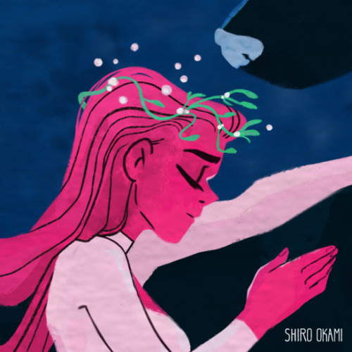 shirookami: Lore Olympus became my new  obsession so here is a fanart of Persephone &amp; C