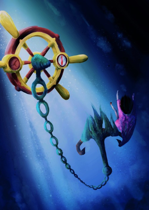  Dhelmise - The anchor pokemon“A Dhelmise is often brought along during rescue missions afte