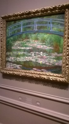 I got to see Claude Monet today and they