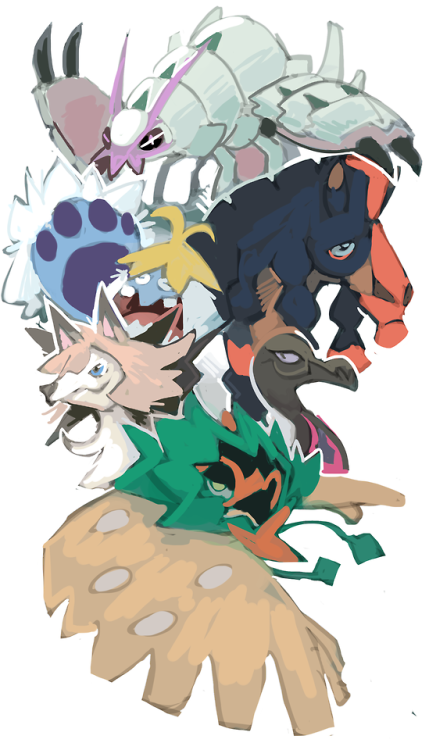 Got sick and started a replay of Sun, but here’s a drawing of my first team, always try and stick to