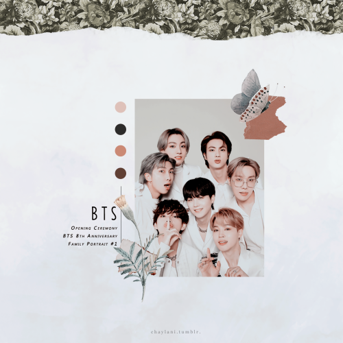 BTS 8TH ANNIVERSARY FAMILY PORTRAIT #1