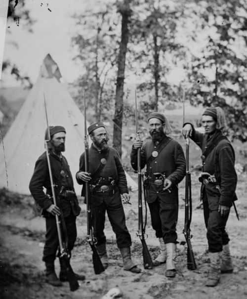 Union Zouaves, 4th Michigan Volunteer Infantry, American Civil War.