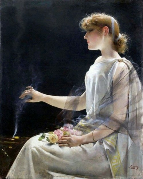 silenceformysoul: Vittorio Matteo Corcos (1859-1933) - La Vestale