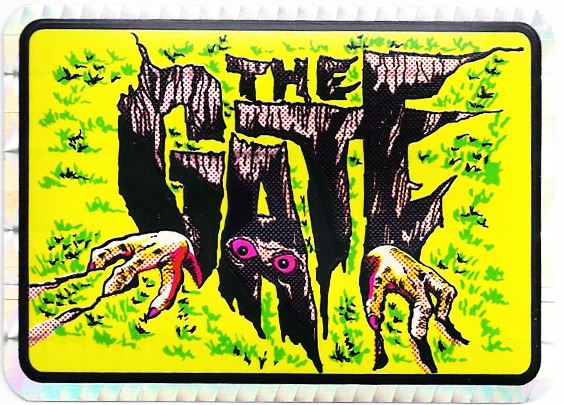 lifesimpermanence:  80’s horror prism stickers. I remember these from Wizard Arcade
