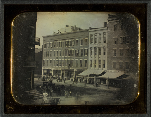 Edward Tompkins WhitneyCorner of State and Main Streets, Rochester, New Yorkca. 1852Daguerreotypewho