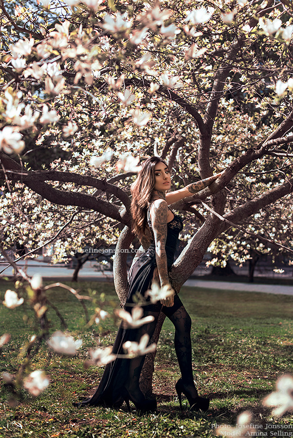 josefinejonsson:  Magnolia dreams with Amina Selling.Photos by Josefine Jönsson