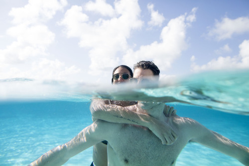 Stingray City off the coast of Grand Cayman (I didn’t kiss them)