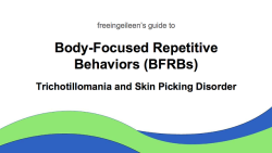 therareandferociousswamprabbit:  freeingeileen:  In honor of the first day of BFRB Awareness Week, I made a powerpoint of an overview of Body Focused Repetitive Behaviors (BFRBs). Keep in mind that this is just an overview.   Do you ever read about an