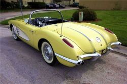 prova275:  Panama Yellow… 1958 C1 Corvette 