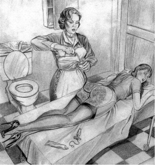 mtbut:Mom’s punishment for naughty girls … a spanking, followed by a filling!