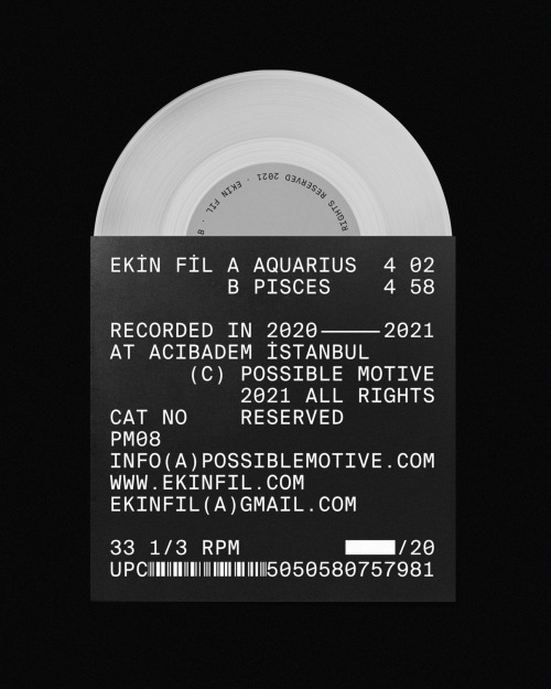 searchsystem:Henrik Stelzer / Ekin Fil / Vinyl Sleeve / 2021