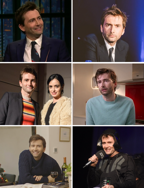 mizgnomer:  David Tennant Year in Review - 2015 All of David’s television, film, and other appearances for 2015 in one convenient photoset. For more info, check out the David Tennant Visual Filmography [X] Happy New Year to all of my followers (and