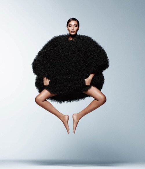 devoutfashion:WSJ Magazine November 2014Model: Joan Smalls & Lil BuckPhotographer: Daniel Jackson