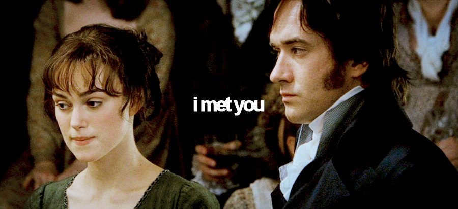 austenchanted:  Cap ‘n Quote:Pride and Prejudice (2005)  From the first moment