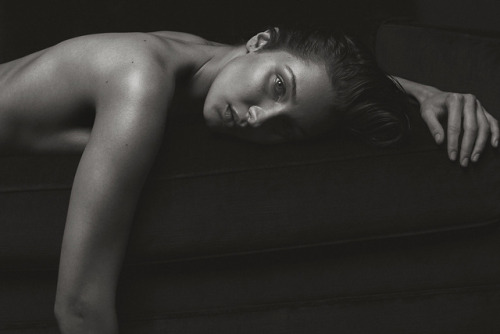 Bella Hadid shot by Mario Sorrenti in V Magazine