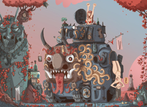 theartofanimation:Lu Fio  -  https://twitter.com/lufio89  -  https://www.redbubble.com/es/people/luf
