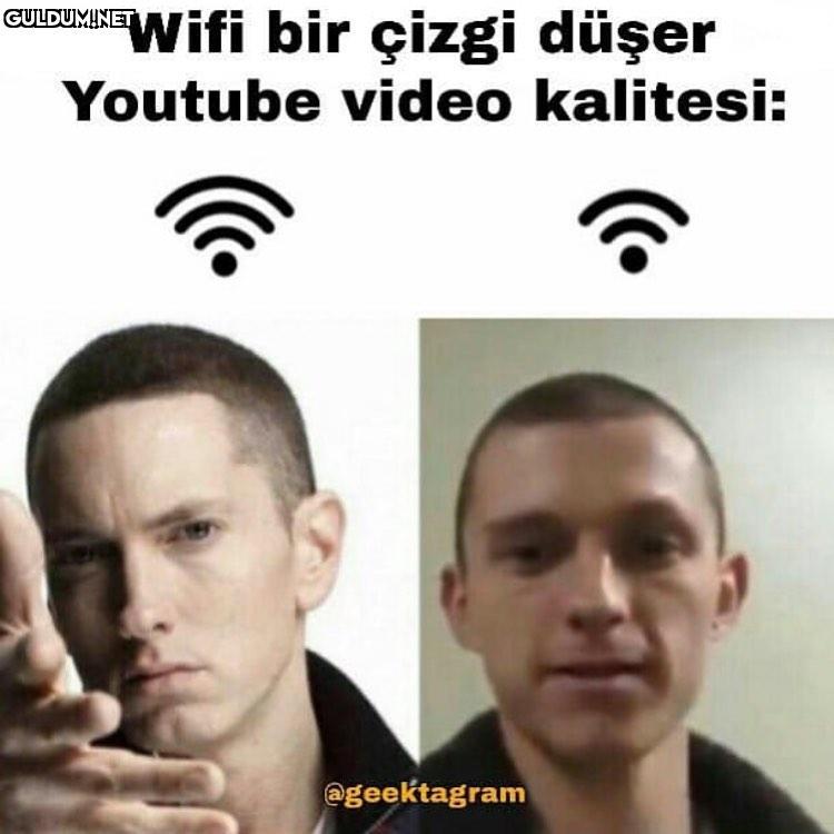 Wifi bir çizgi düşer...