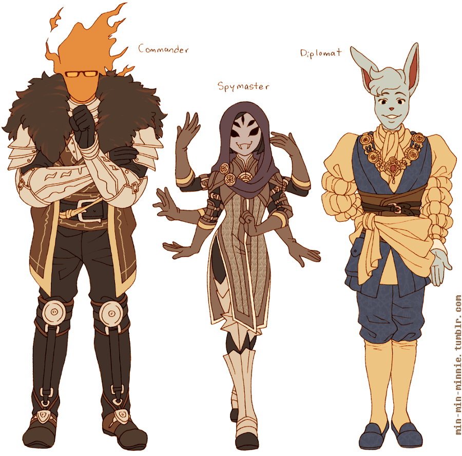 min-min-minnie:  monster age: friskquisition advisors and assorted personnel! :D