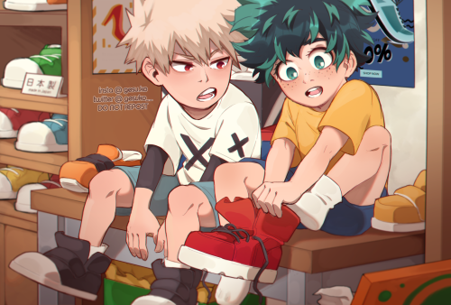 “Realy you want those ones?”“I don’t know Kacchan - I think they’re ki
