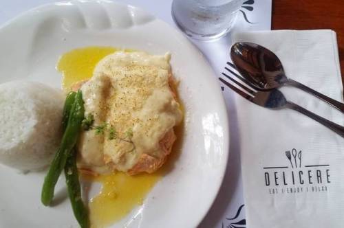 Salmon love.  #lunch #delicere #marikina (at Delicere)