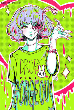 yuropyon: Zombie is the new kawaii. Happy Halloween!! ✧*｡٩(ˊωˋ*)و✧*｡  