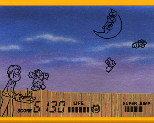  Garfield (Konami LCD Handheld) Gameplay Complete https://www.youtube.com/watch?v=Wd6AUHt-hjo Konami