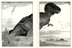 gameraboy:  Dinosaur illustration by William