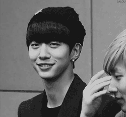 ygnj:  yongguk noticing you. 