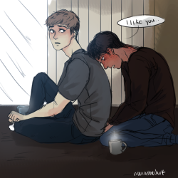 nanathedork:   It’s silent; I take in one last breath for courage. “Jean, I like you.”  i really love this fic sob 