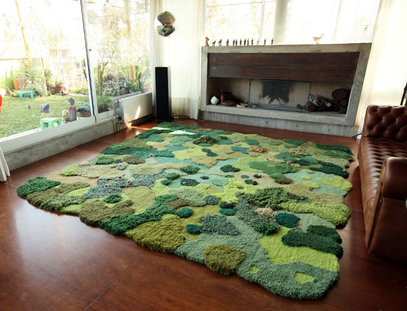 coolthingoftheday:  Argentinian artist Alexandra Kehayoglou designs wool rugs and