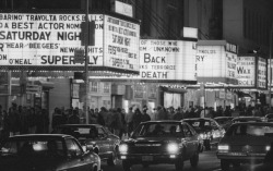 timessquareblue:  North side of 42nd Street between 7th and 8th Ave., ca. 1977  GRINDHOUSE™️