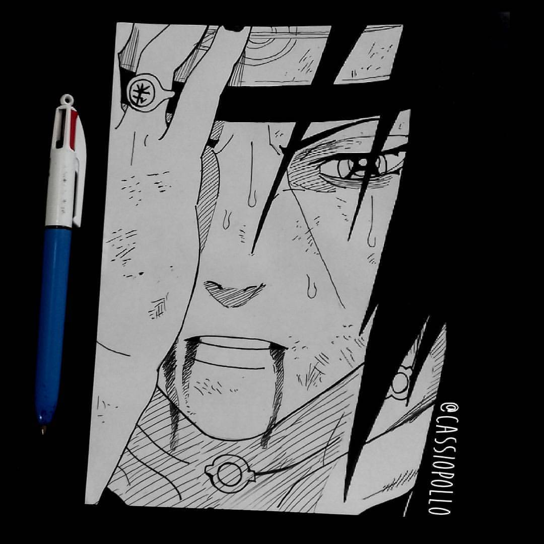 Cassio Pollo Art - Desenho Minato Kamikaze colorido #draw #drawing #mangá # desenho #sketch #cassiopollo #unamar #fabercastell #naruto #art  #unamartattoo #tumblr #itachi #uchiha #animes #drawcolor #narutoshippuden  #akatsuki #drawinganime #drawnaruto