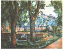 artist-cezanne:  The Pool at Jas de Bouffan,