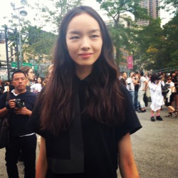 pradafied:  Fei Fei Sun after Alexander Wang S/S 2014 