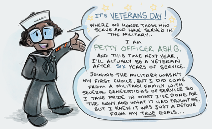 kilomonster: It’s my last Veterans Day in active duty status and I’d be eternally