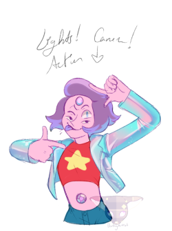 boringartist: here have a cute lil doodle i did a while back when they first appeared. Im NOT letting go of the holographic jacket