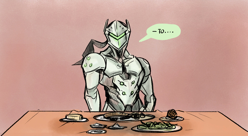 ame-art:  Zenyatta’s trying his best!! 