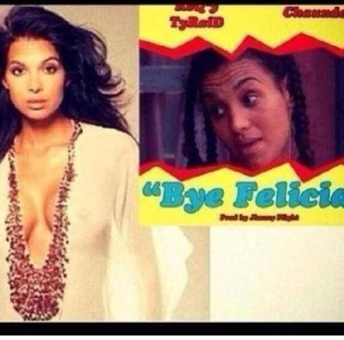 amerykah:  shesbombb:  Dang….hello Felicia.  i’m not surprised 
