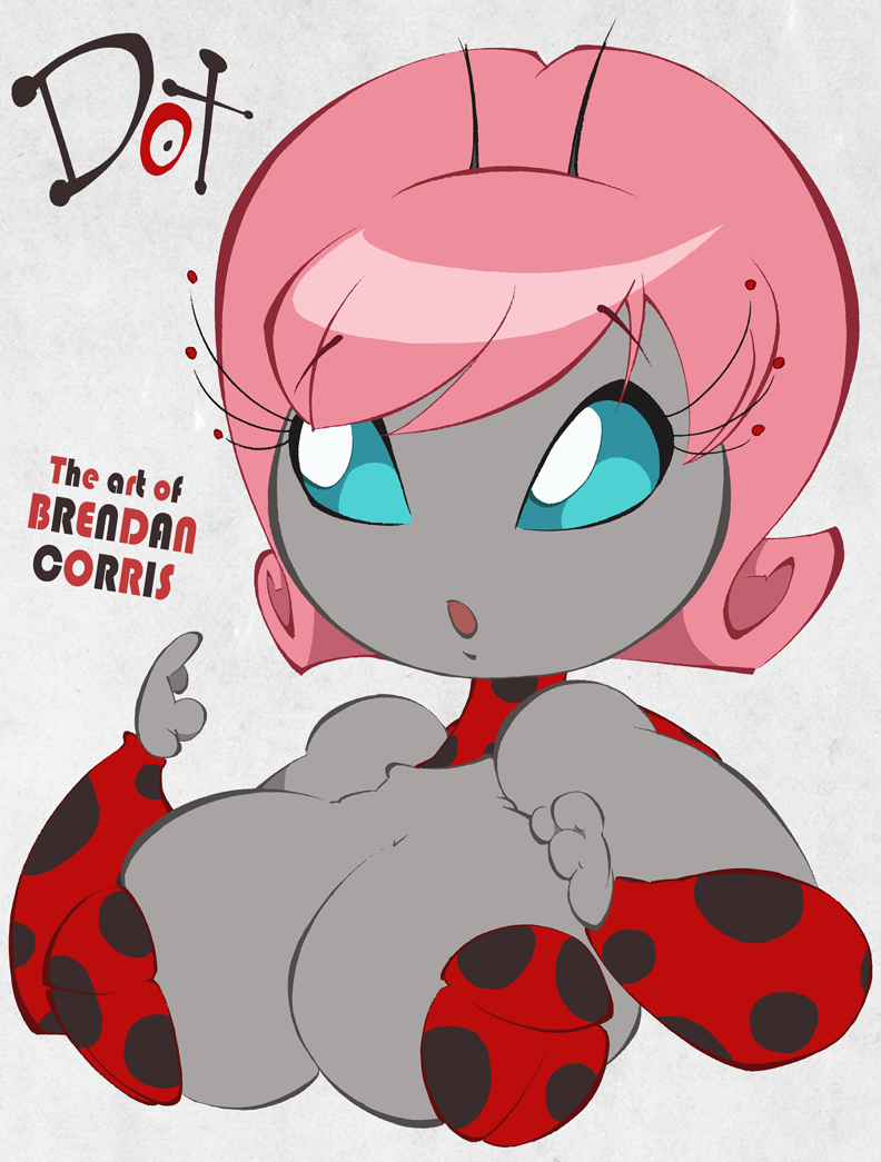 brendancorrism:  I wanted to make up a super cute/sexy ladybug character, so I present