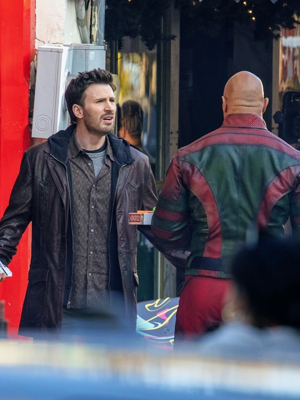 Chris evans deals red jacket