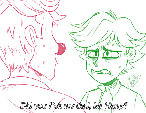 deez-art:I’m sorry, but what do you mean this didn’t happened in the episode? Harry calling Gabriel,