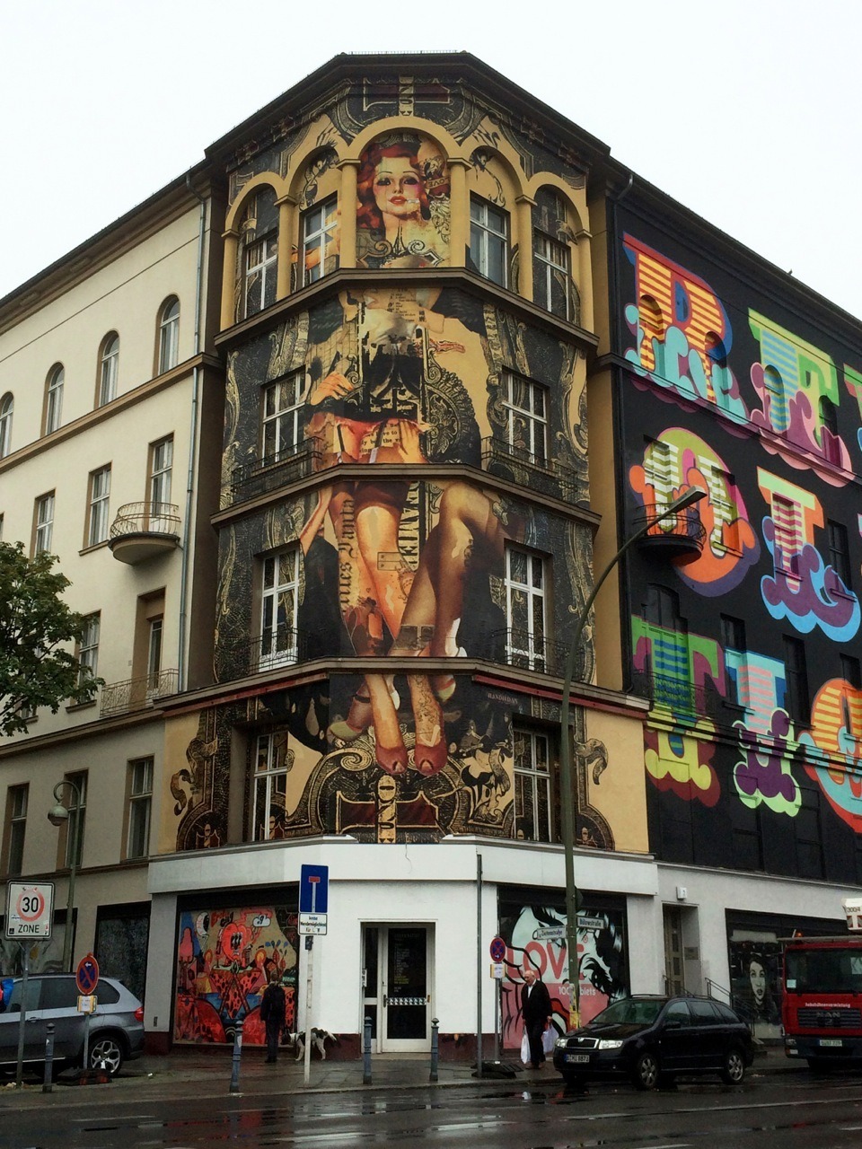 hifructosemag:  Amsterdam-based collage artist Handiedan recently visited Berlin