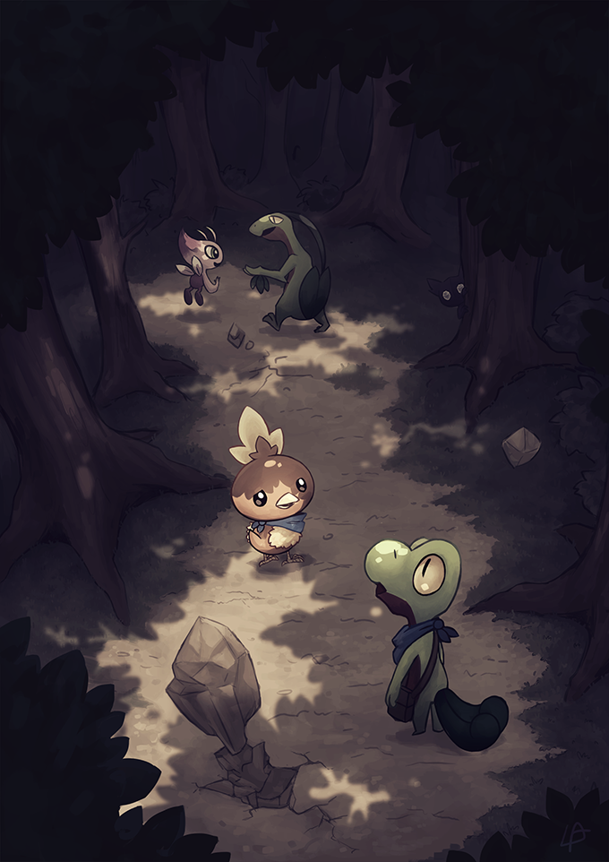 lollitree:My full @pkmguildzine piece!   There’s still a week left to get a copy