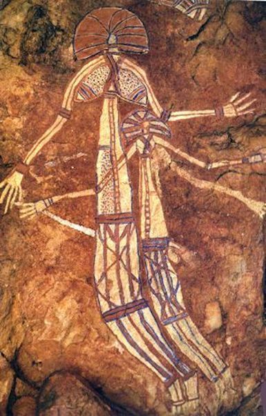 newguineatribalart:Arnhem Land Rock Art AustraliaDifferent regions of Australia have different style