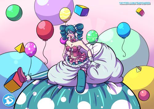 COMMMISSION - Diapers and Balloons Commission for sephrthkefka777!LIKED? COMMISSIONS ARE OPEN:https: