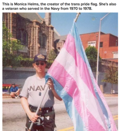buzzfeedlgbt:Meet The Transgender Veteran Who Created The Trans Pride Flag