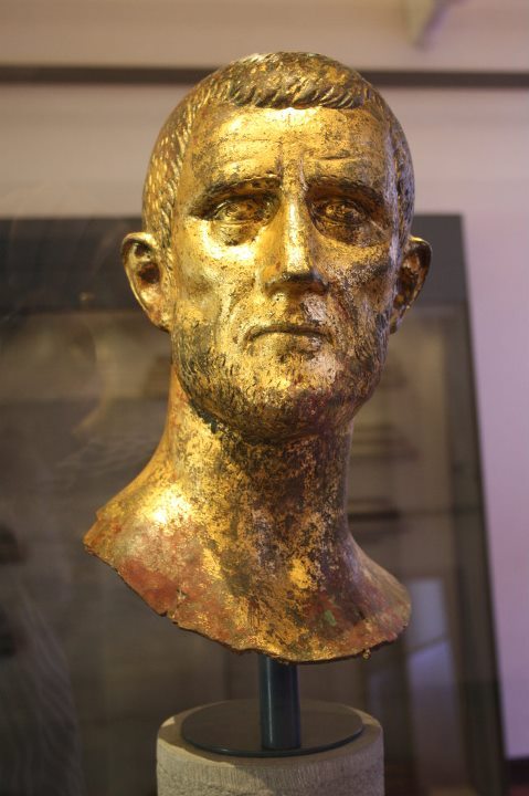 Portrait of Claudius Gothicus or Aurelian, Museo di Santa Giulia, Brescia.