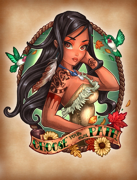 crystalqueerotter:  adrixu:  Disney pin-ups by Tim Shumate Timshumate.comtimshumateillustrations.tumblr.com  These are fancy. I love Ariel and Alice the best. Peoples’ phones always autocorrecy my name to Siren before they change it. 