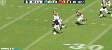 vanillacts:  Kendall Wright 52 yd TD pass from Marcus Mariota, Mariota’s first