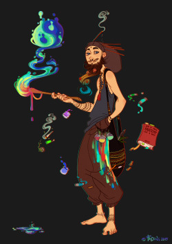 jubilatio:  fedini:My witchsona. yeah.this